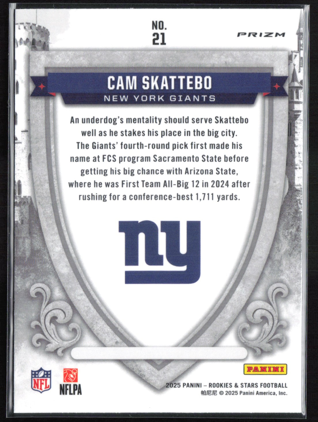 Cam Skattebo RC Crusade Holo 2024 Rookies & Stars