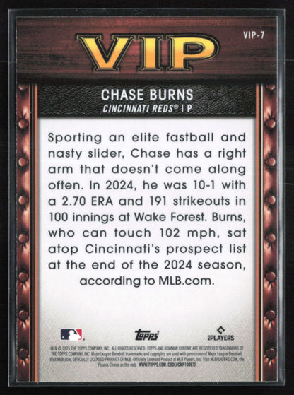 Chase Burns VIP