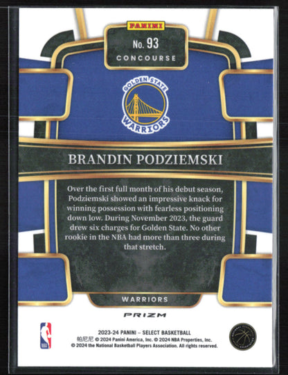 Brandin Podziemski RC SIlver