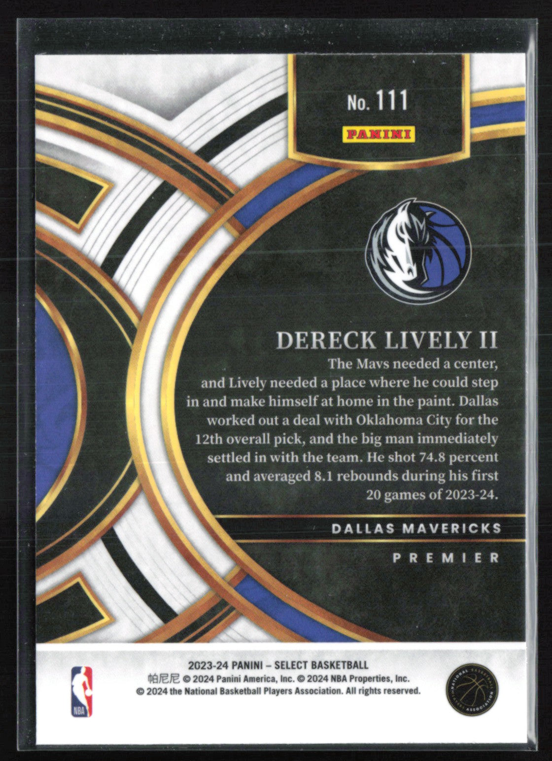 Dereck Lively II RC