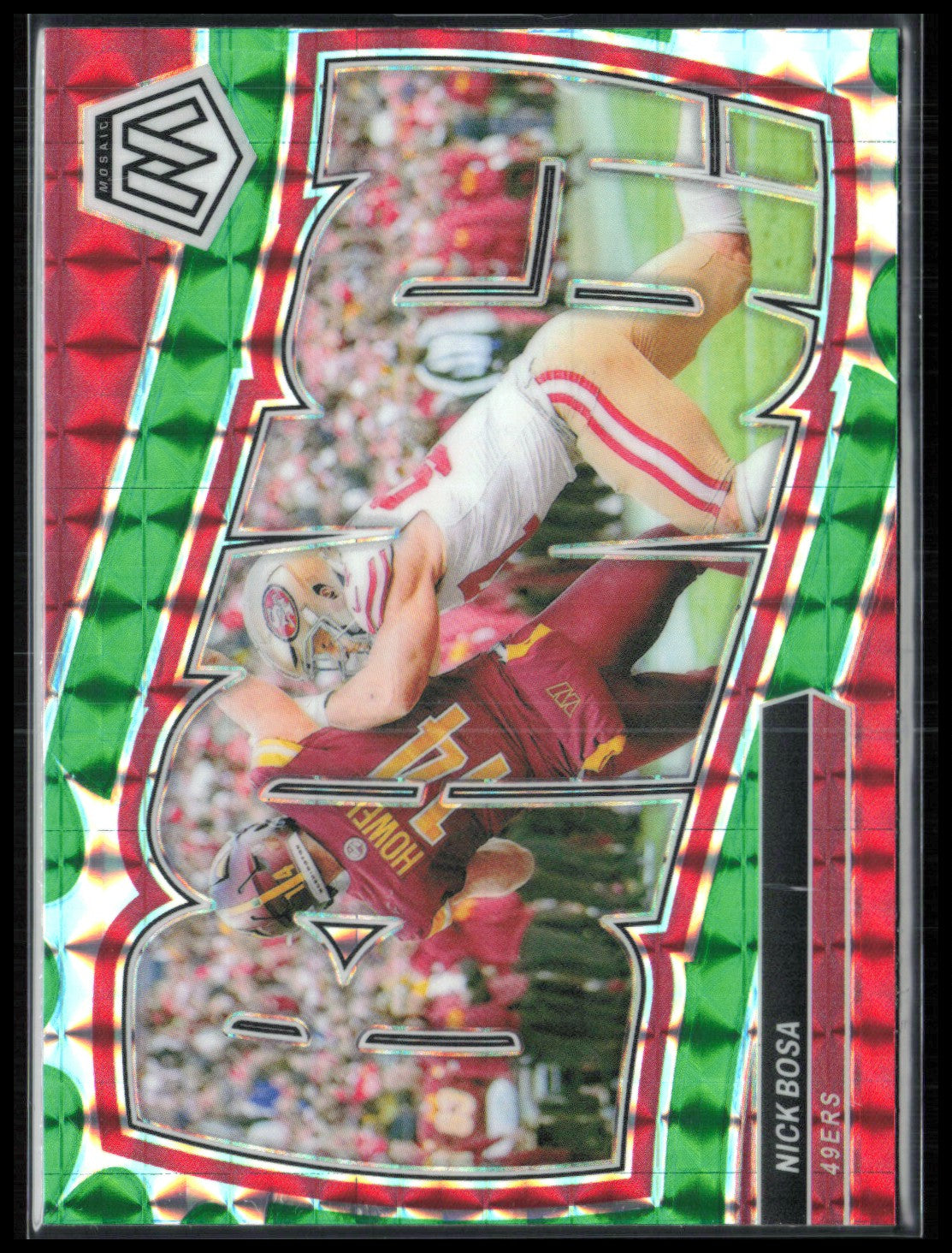 Nick Bosa Green Mosaic