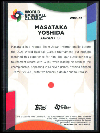 Masataka Yoshida WBC