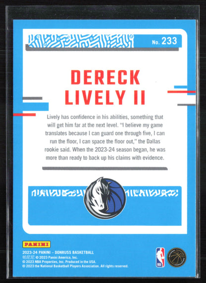 Dereck Lively II RC