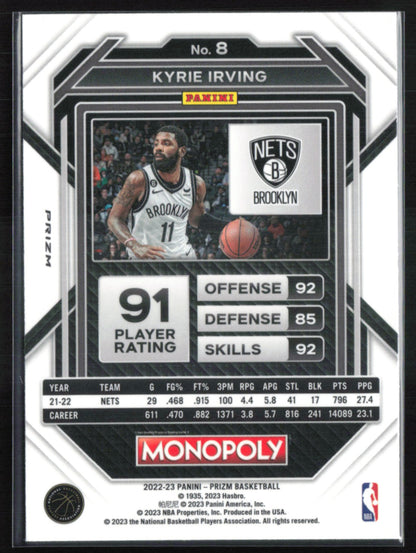 Kyrie Irving Silver Prizm