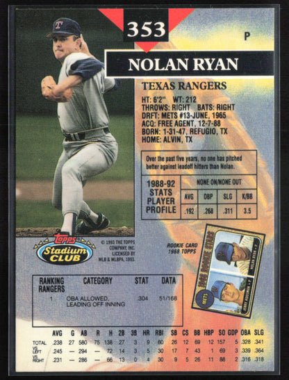 Nolan Ryan 1993 TSC