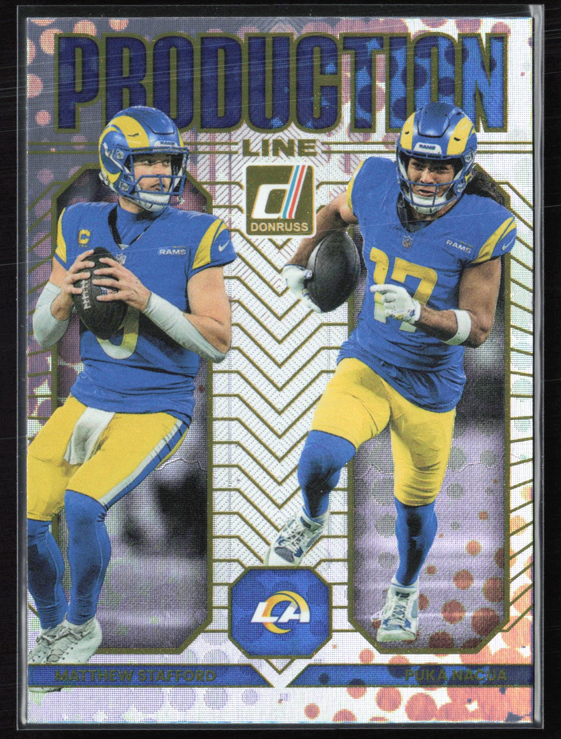 Matthew Stafford/Puke Nacua Production Line