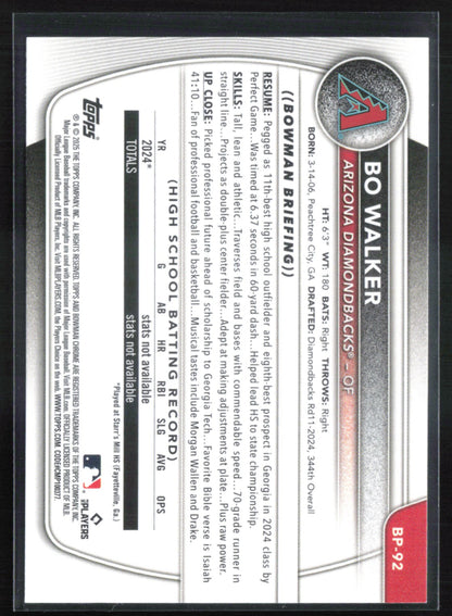 Bo Walker 1st Bowman