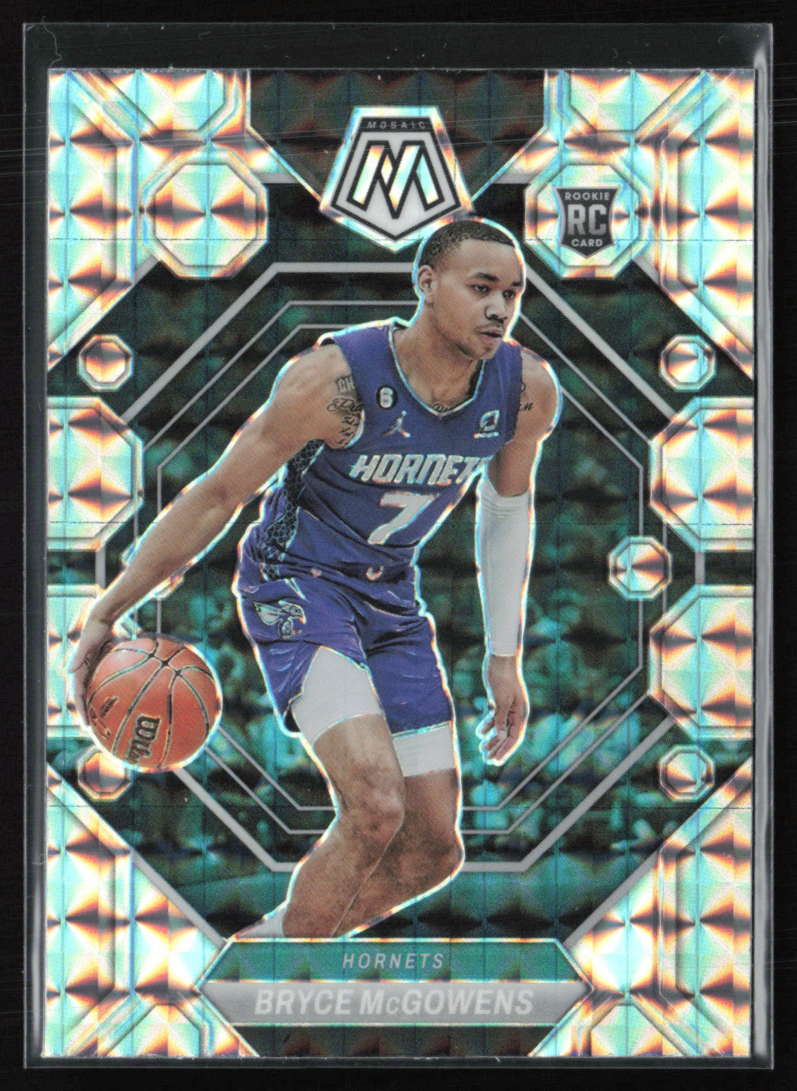 Bryce McGowens RC Mosaic Prizm