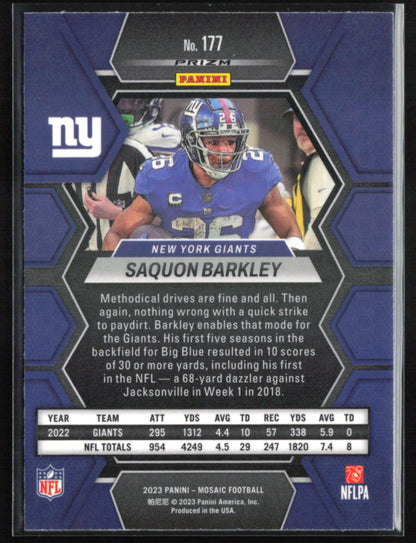 Saquon Barkley Green Mosaic