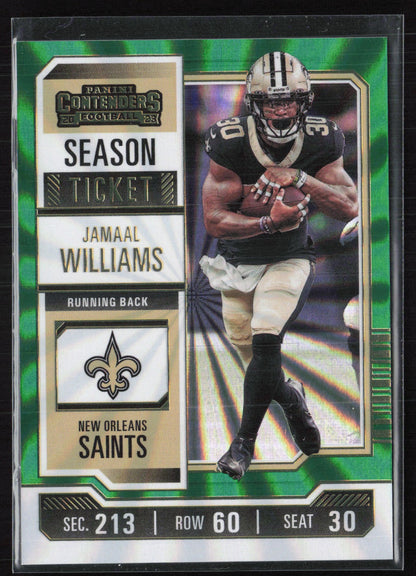 Jamaal Williams Green Laser
