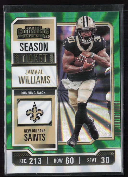 Jamaal Williams Green Laser