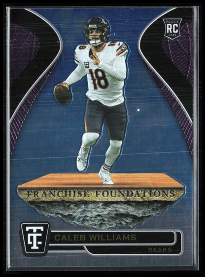 Caleb Williams RC /199 Purple Mirror Franchise Foundations