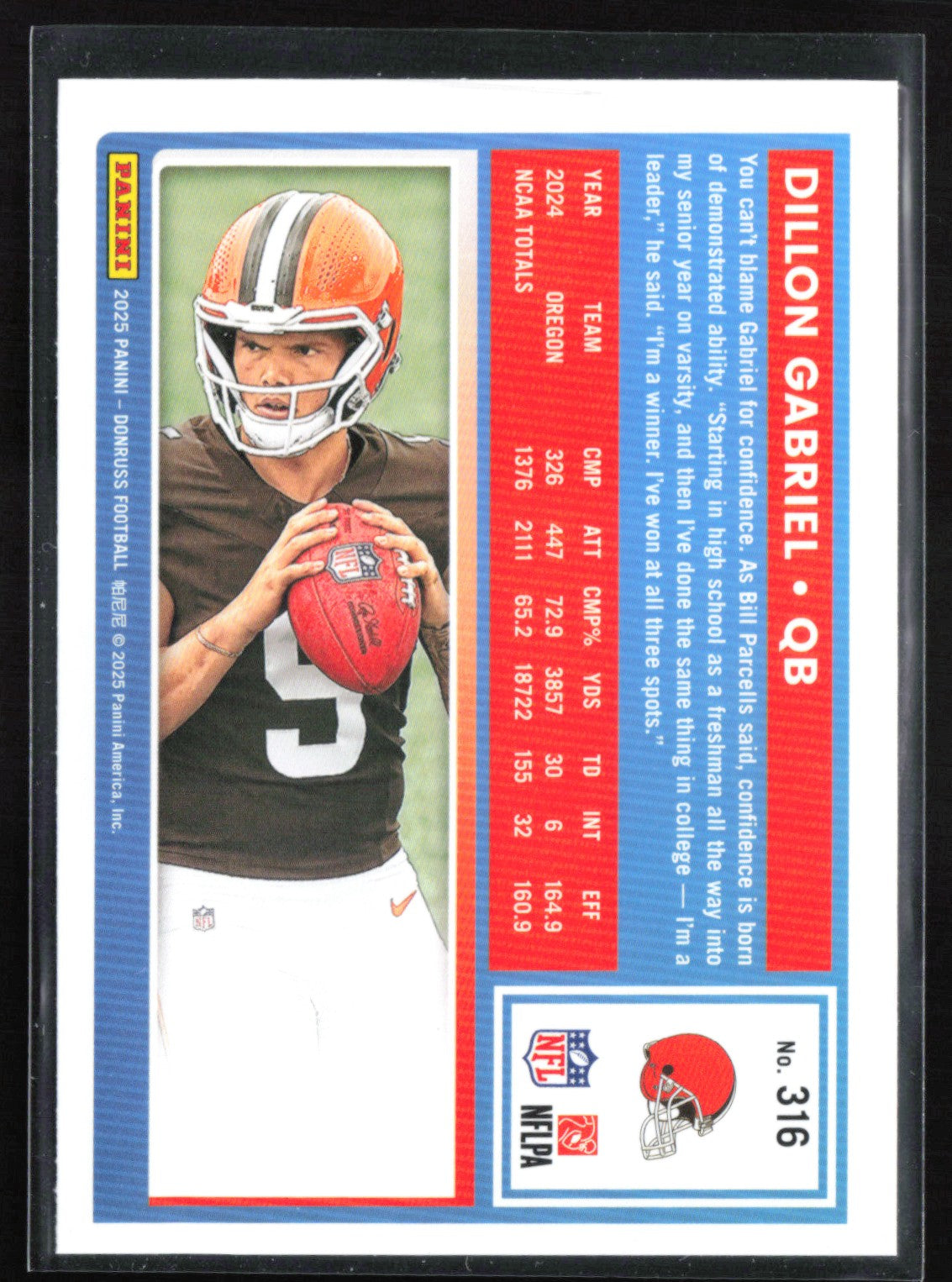 Dillon Gabriel RC Green