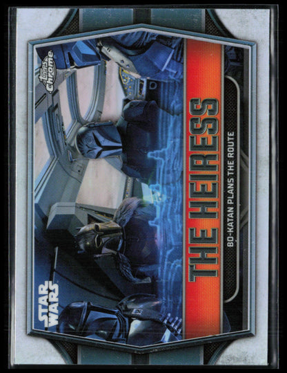 Bo-Katan Plans the Route 2024 Topps Chrome Star Wars