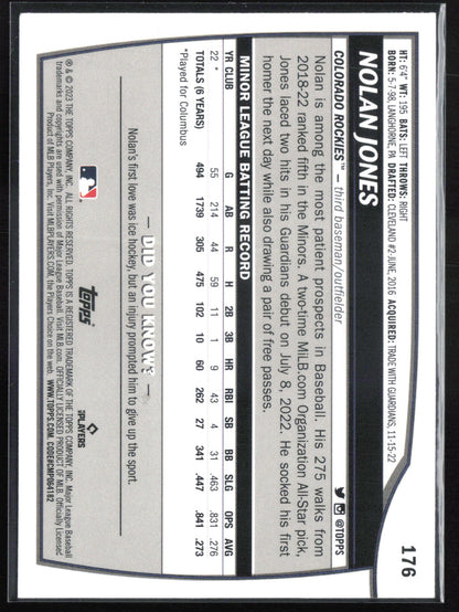 Nolan Jones RC