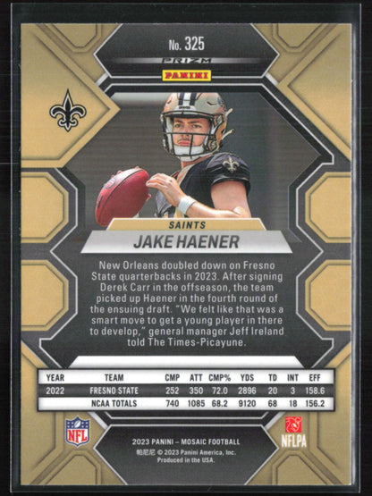Jake Haener RC Mosaic Prizm