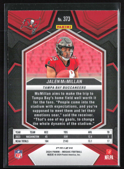 Jalen McMillan RC Green Mosaic