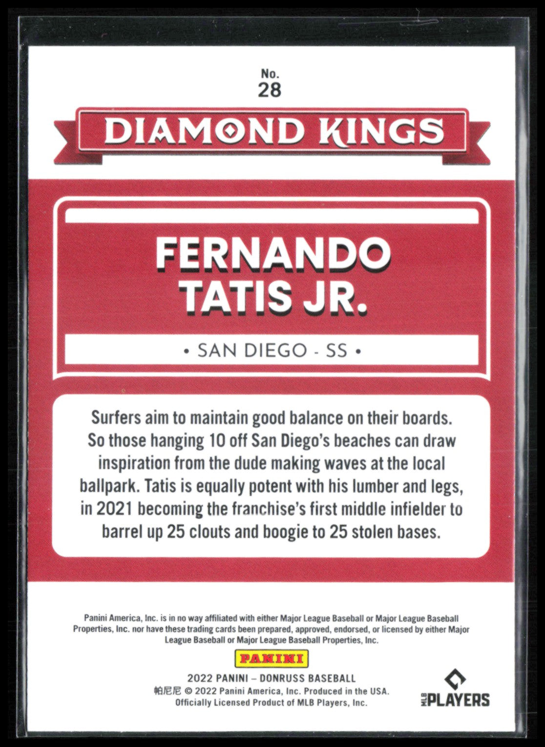 Fernando Tatis Jr. Blue Foil