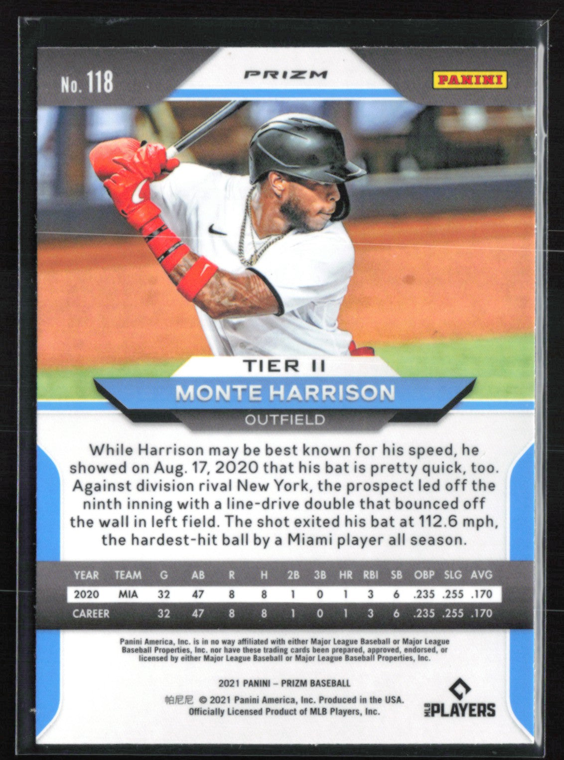 Monte Harrison RC Silver Tier II