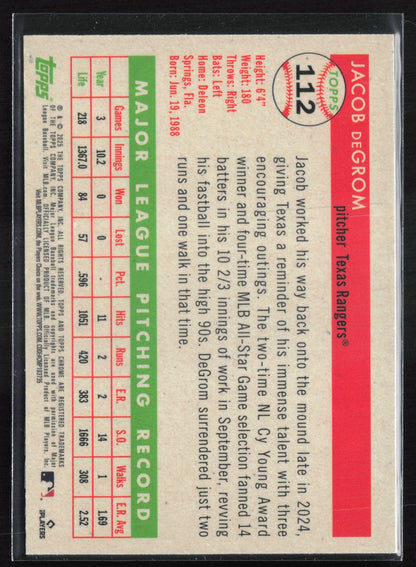 Jacob deGrom Fuchsia Toile Shimmer 001/100