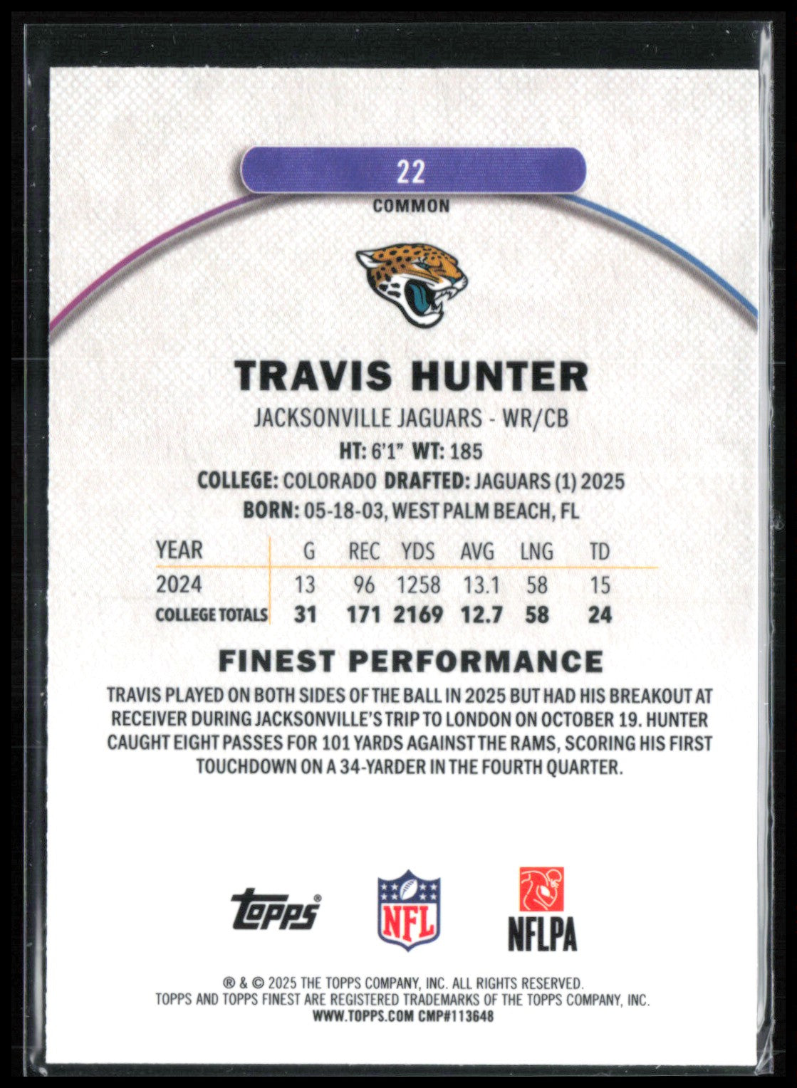 Travis Hunter RC