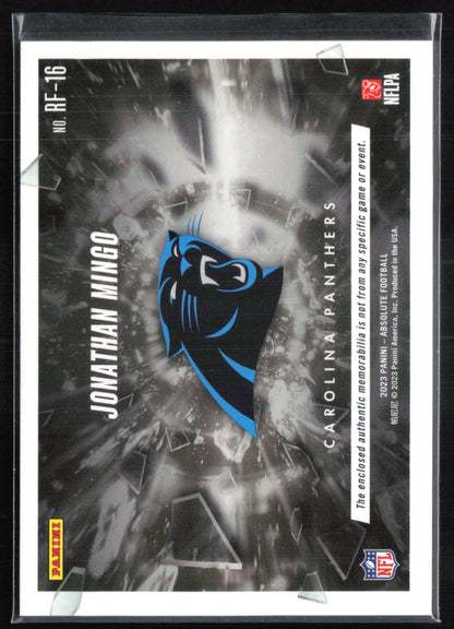 Jonathan Mingo RC Mem Rookie Force