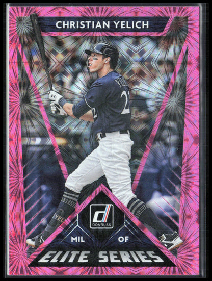 Christian Yelich Pink Fireworks