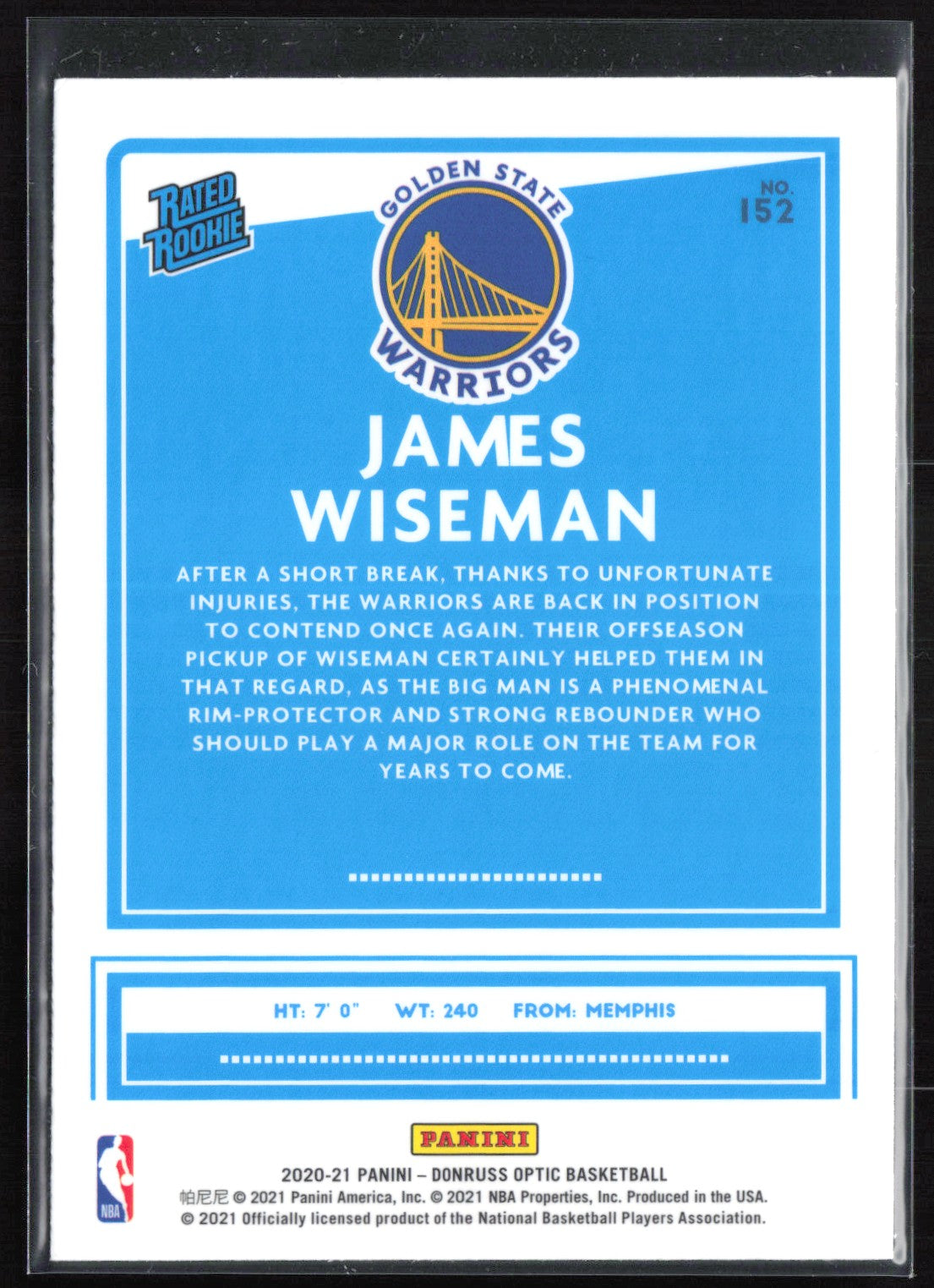 James Wiseman RC