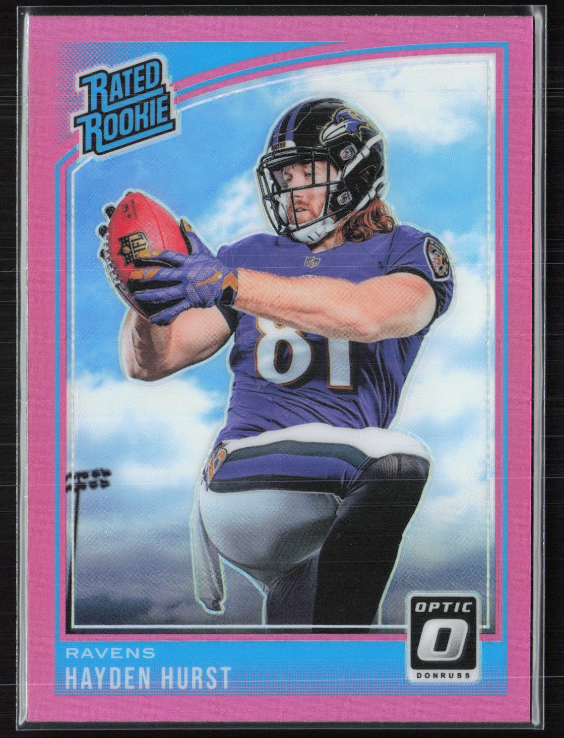 Hayden Hurst RC Pink Holo