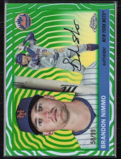 Brandon Nimmo Green /99 Vibrations Refractor
