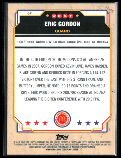Eric Gordon McDonalds Parallel