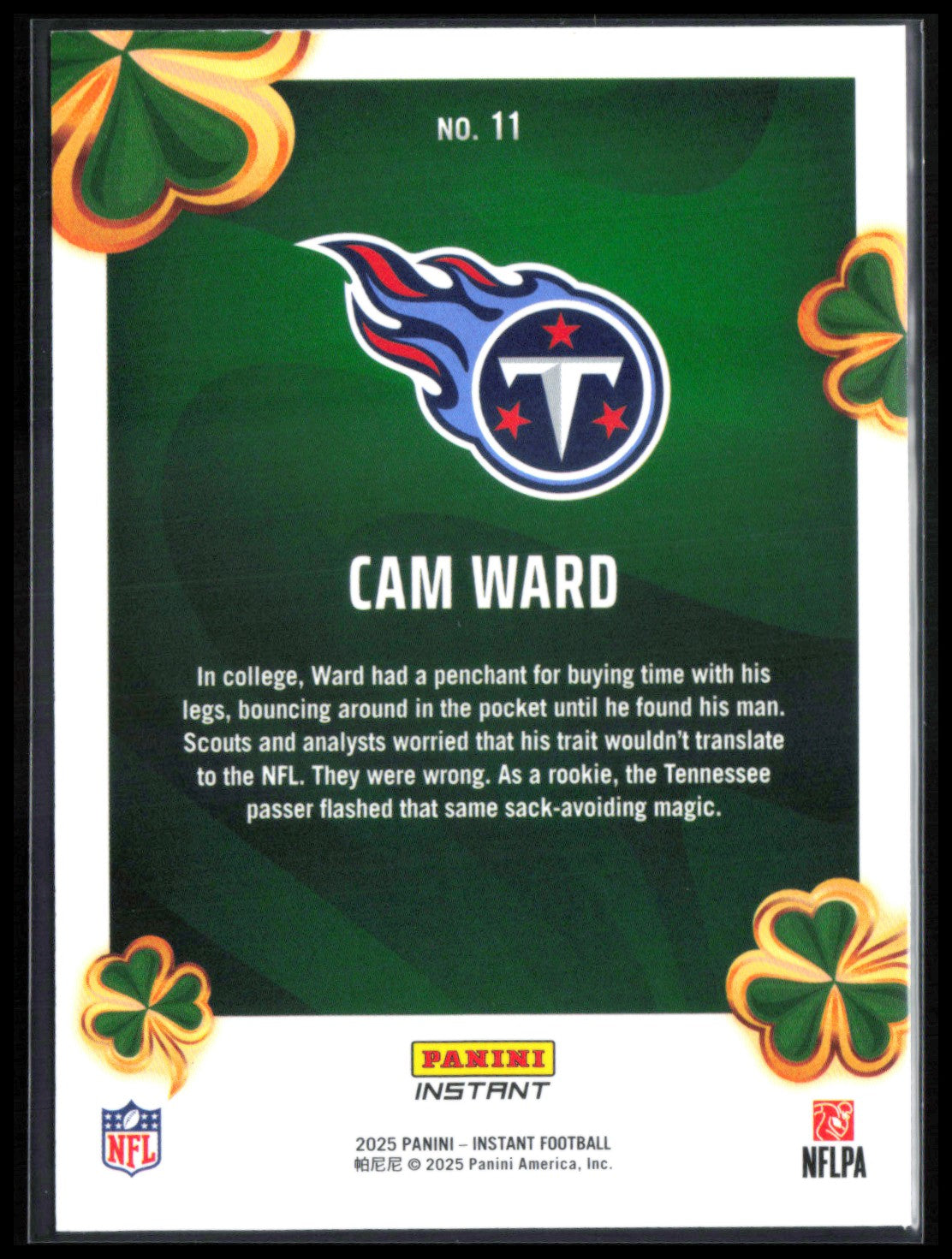 Cam Ward RC Lucky Clover