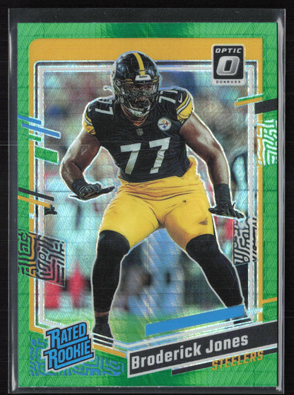 Broderick Jones RC Green Hyper
