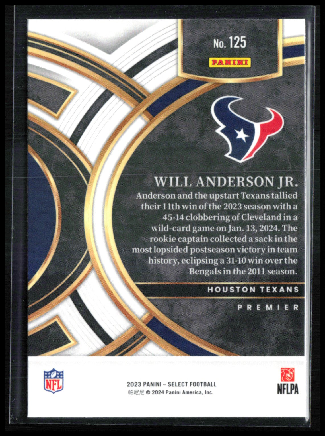 Will Anderson Jr. RC