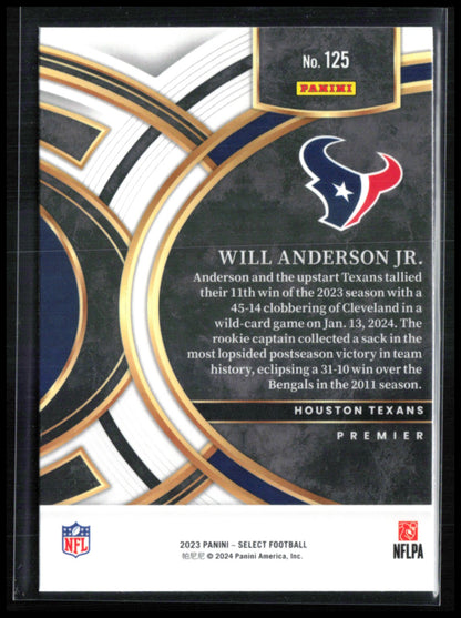 Will Anderson Jr. RC