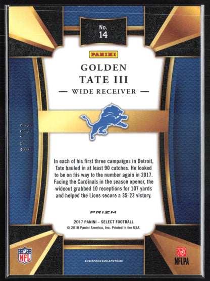 Golden Tate III Red /99
