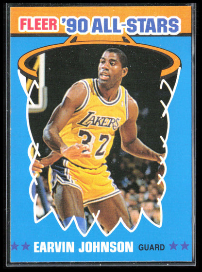 Earvin Johnson 1990 Fleer Stickers