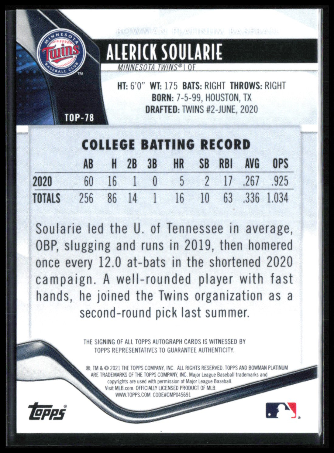 Alerick Soularie Auto Green /99