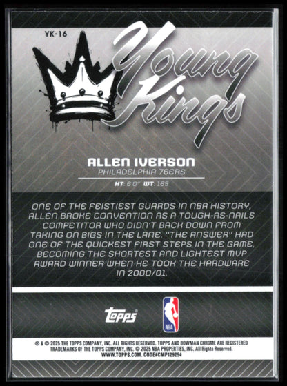 Allen Iverson Young Kings
