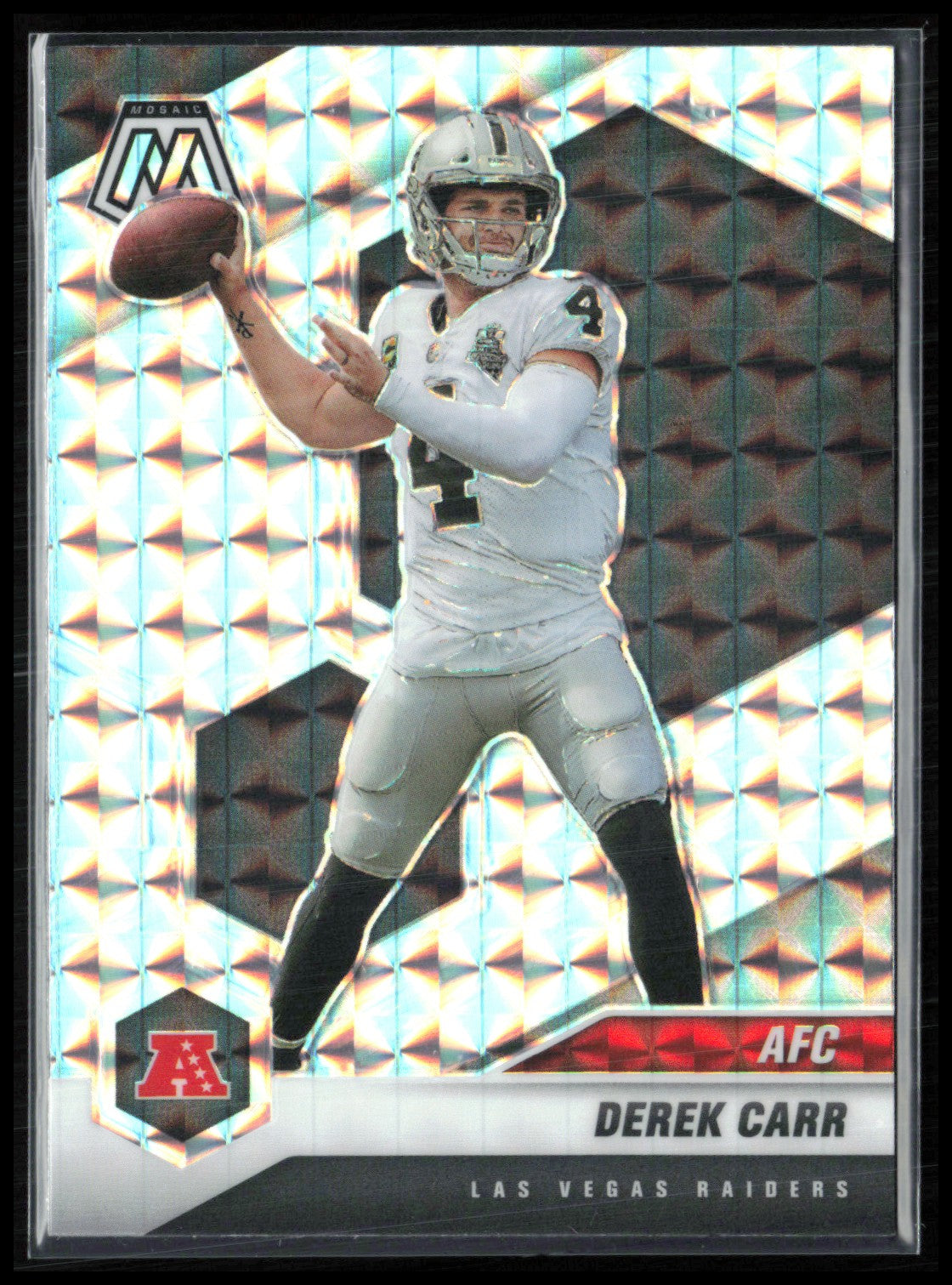 Derek Carr Mosaic Prizm