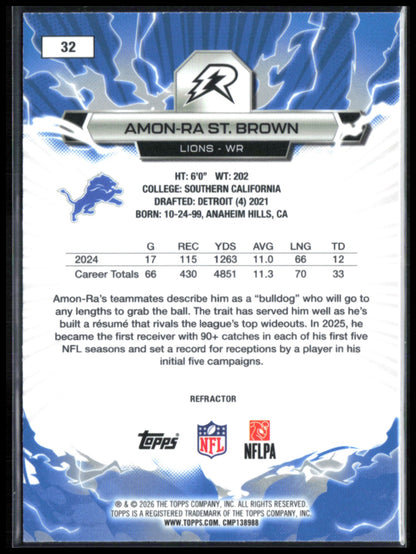 Amon-Ra St. Brown Refractor