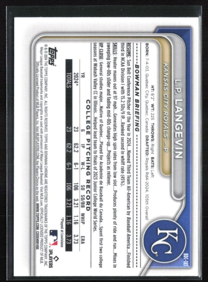 L.P. Langevin 1st Bowman