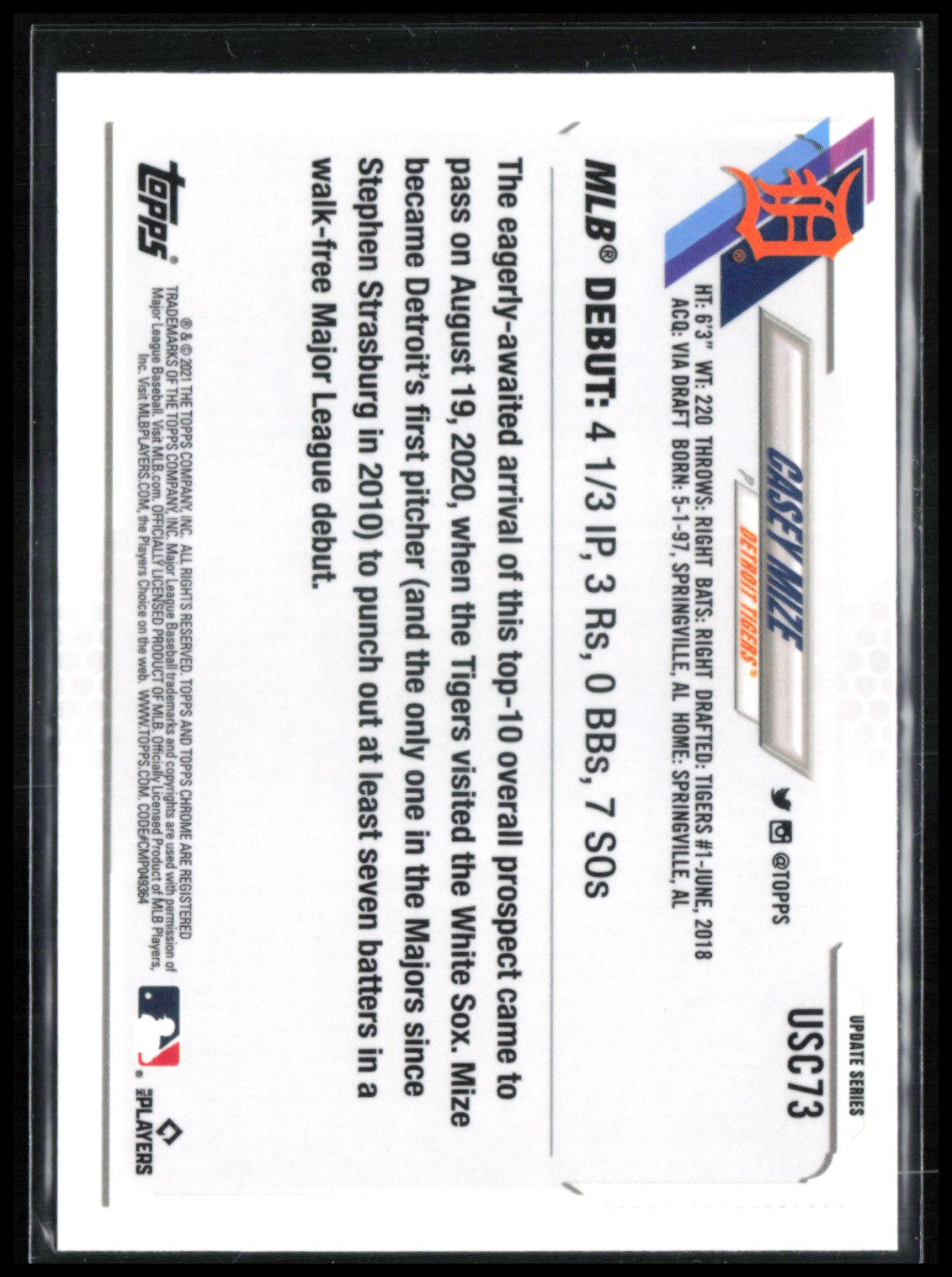 Casey Mize RC