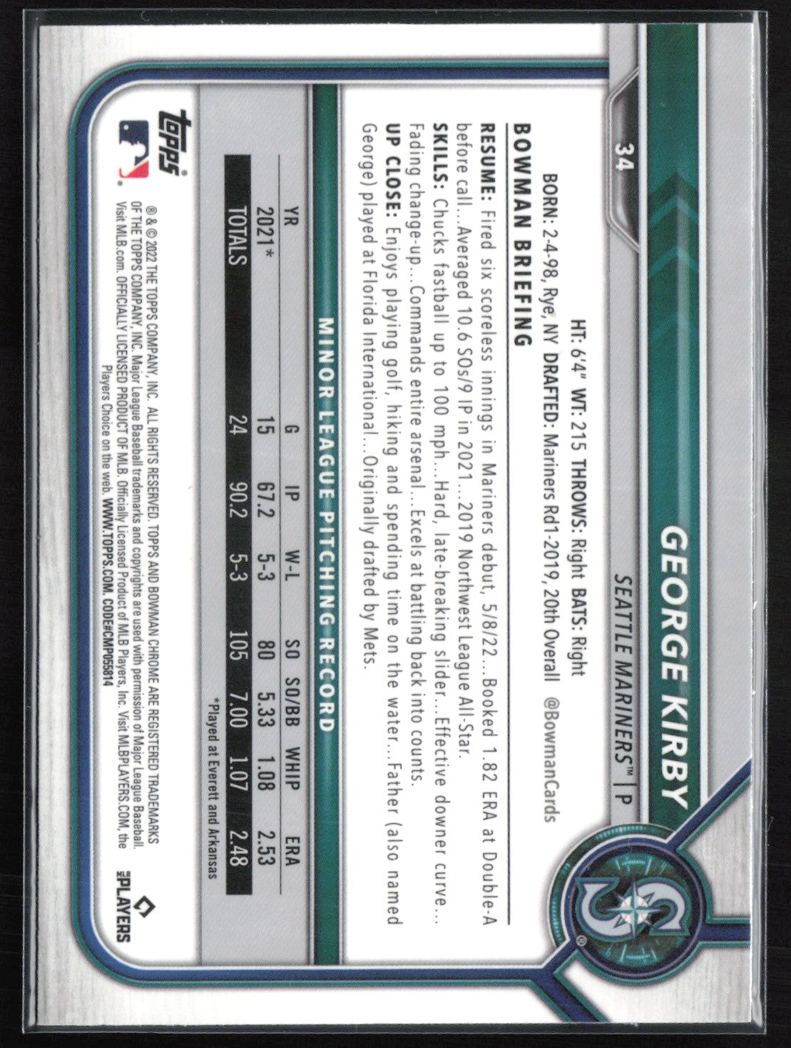 George Kirby RC