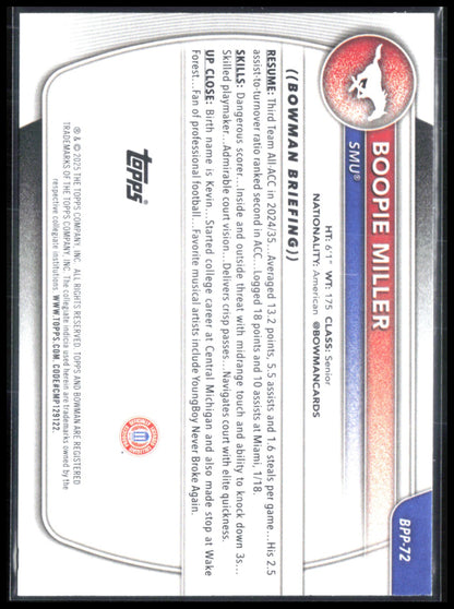 Boopie Miller 1st BOwman