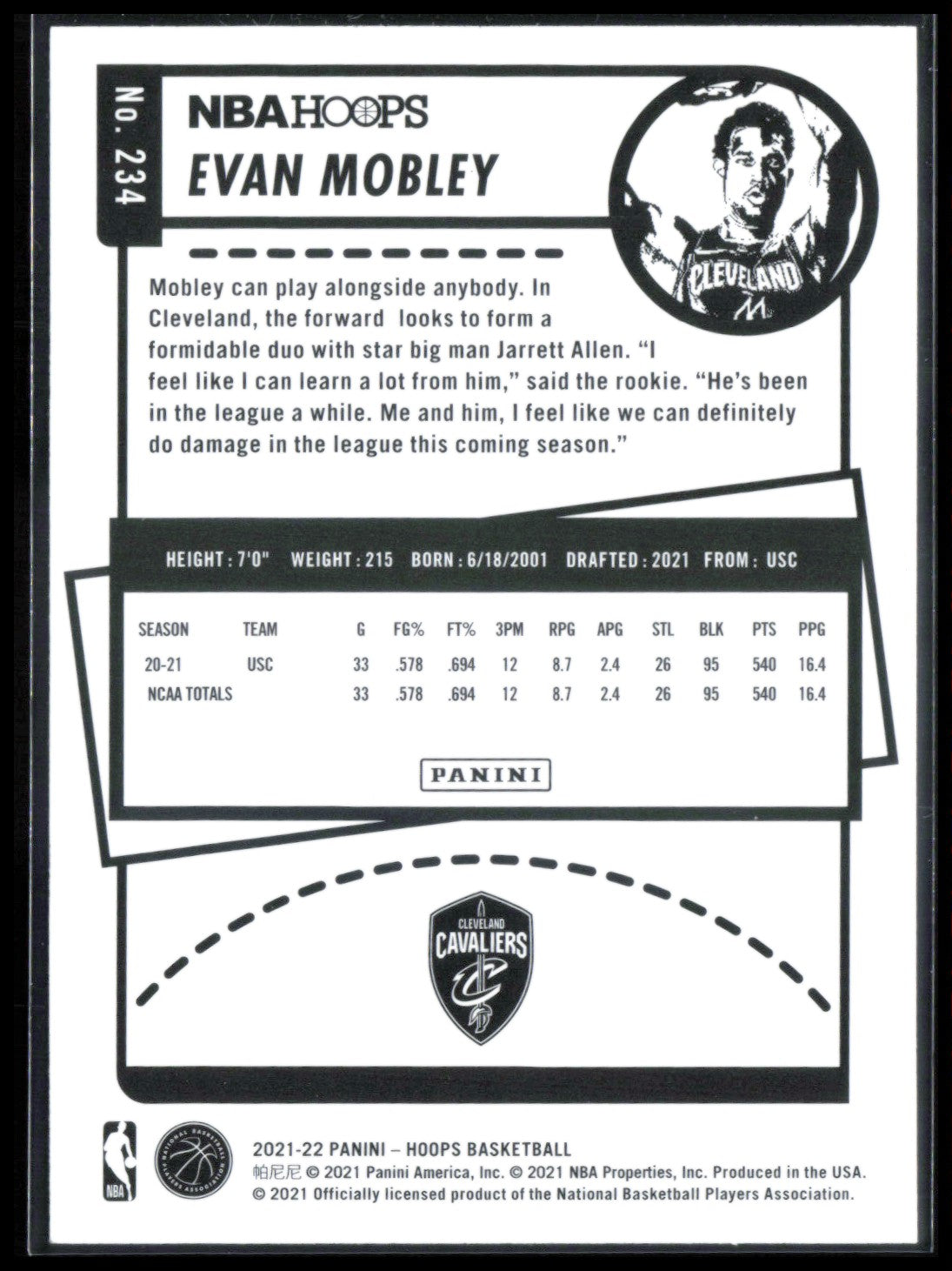 Evan Mobley RC