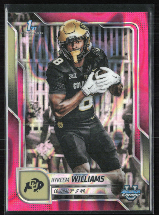 Hykeem Williams 1st Bowman Pink Lava