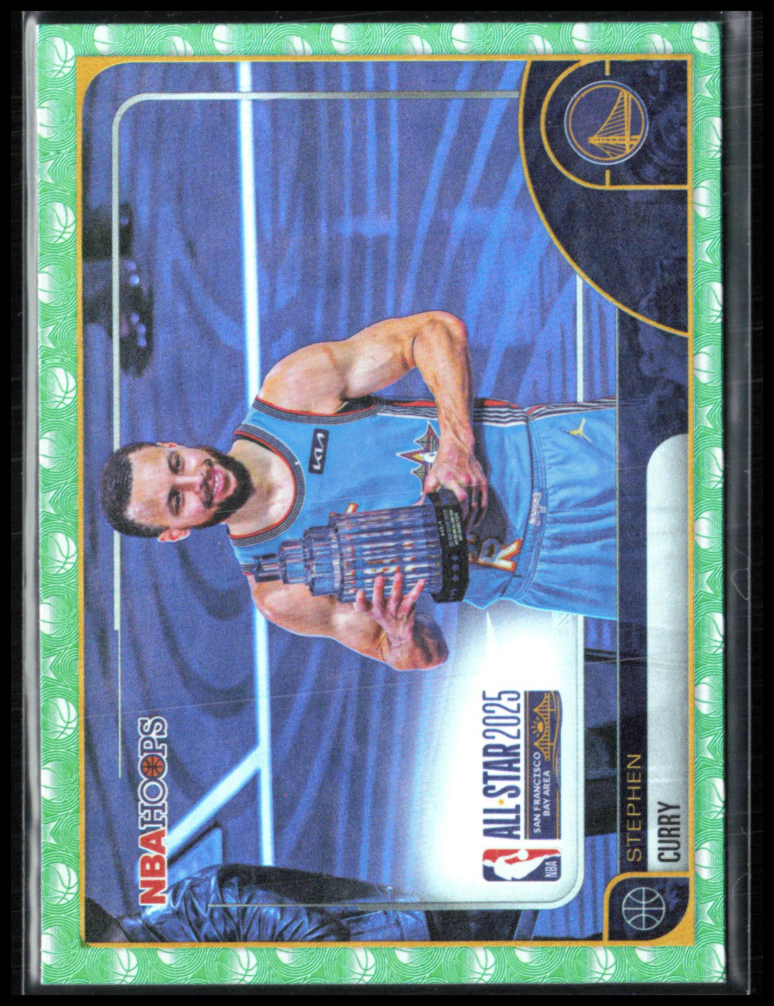 Stephen Curry Green Basketball Parallel