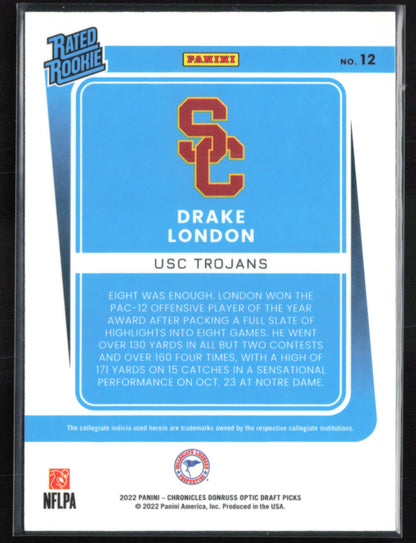 Drake London RC Rated Rookie