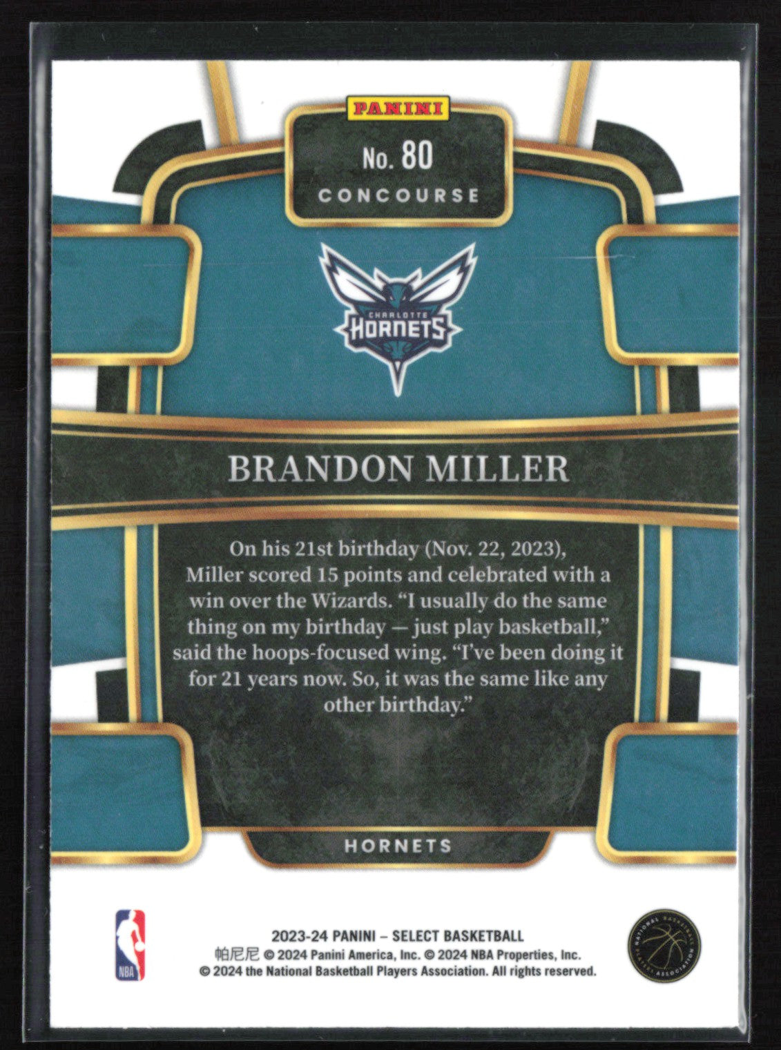 Brandon Miller RC